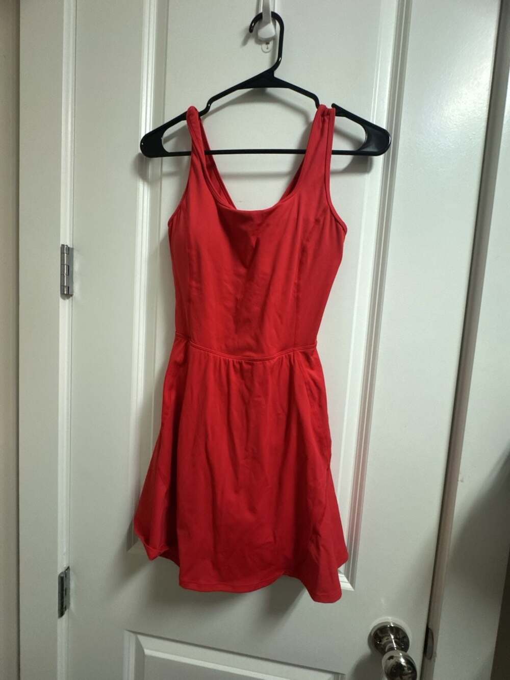 Halara Red Activewear Tennis Dress with Built-in Shorts Size S